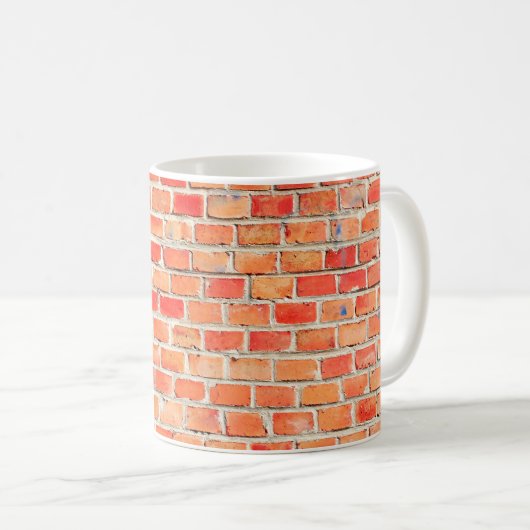 Backstein oder Textur, Design, int Kaffeetasse (VorderseiteRechts)
