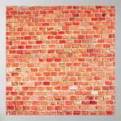 Backstein oder Textur, Design, int Poster (Vorne)