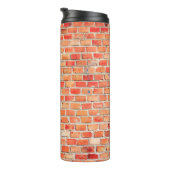 Backstein oder Textur, Design, int Thermosbecher (Nach rechts gedreht)