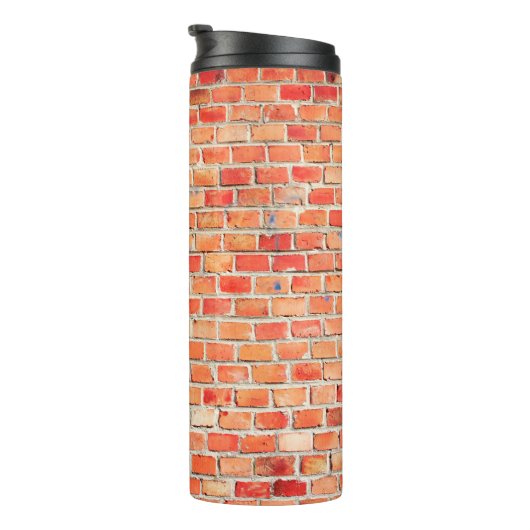 Backstein oder Textur, Design, int Thermosbecher (Nach rechts gedreht)