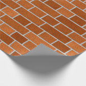 Backstein-Packpapier Geschenkpapier (Ecke)