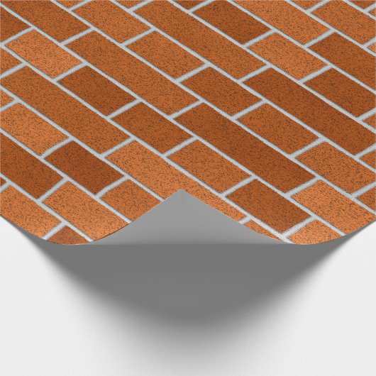 Backstein-Packpapier Geschenkpapier (Ecke)