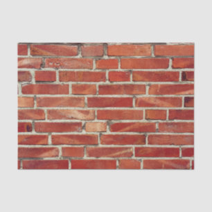 Backstein-Wand-Beschaffenheit Seidenpapier