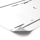Backstein Wandstruktur Poster (Ecke)