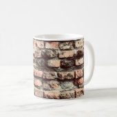 Backsteinhintergrund, Block,Backstein,braun,alt,pa Kaffeetasse (VorderseiteRechts)