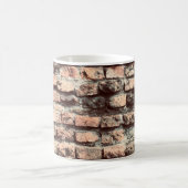 Backsteinhintergrund, Block,Backstein,braun,alt,pa Kaffeetasse (Mittel)
