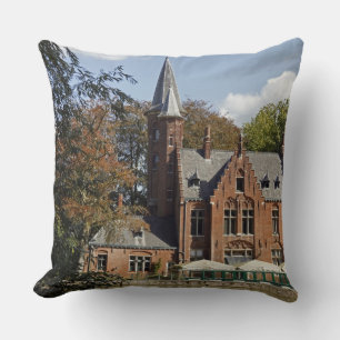 Backsteinkirche am Minnewater Kissen