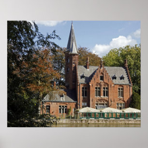 Backsteinkirche am Minnewater Poster