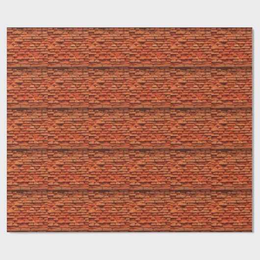 BACKSTEINMAUER GESCHENKPAPIER (Flach)