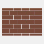 Backsteinmauer geschenkpapier set (Vorderseite 2)