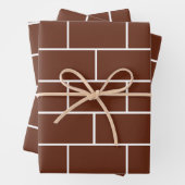 Backsteinmauer geschenkpapier set (Beispiel)