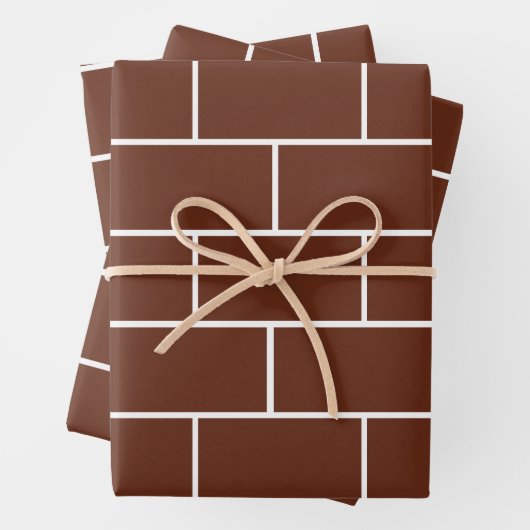 Backsteinmauer geschenkpapier set (Beispiel)