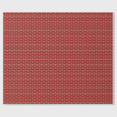 BACKSTEINMAUER in der 3.! Geschenkpapier (Flach)