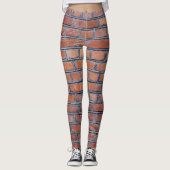 Backsteinmauer Leggings (Vorderseite)