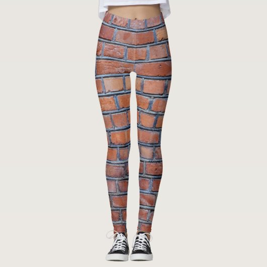 Backsteinmauer Leggings (Vorderseite)
