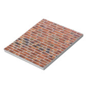 Backsteinmauer mit Fugen Notizblock (Rotiert)