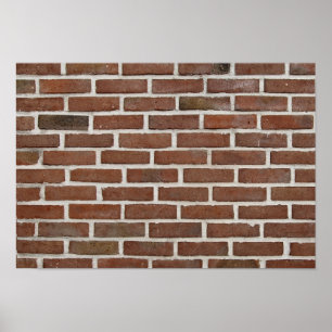 "Backsteinmauer" Plakat