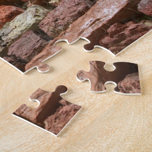 Backsteinmauer Puzzle (Seite)