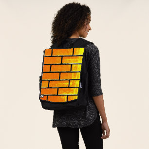 Backsteinmauer Rucksack