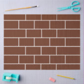 Backsteinmauer  seidenpapier (Basteln)
