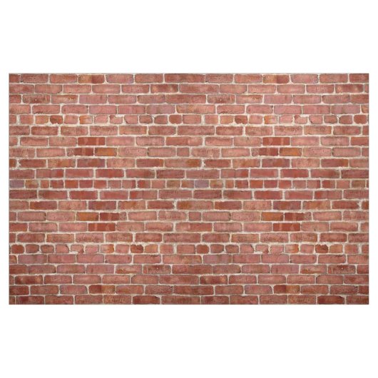Backsteinmauer Stoff (Fat Quarter (45,7 x 55,9 cm))