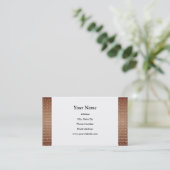 Backsteinmauer-Visitenkarten Visitenkarte (Stehend Vorderseite)