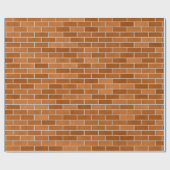Backsteinmauerentwurf Geschenkpapier (Flach)