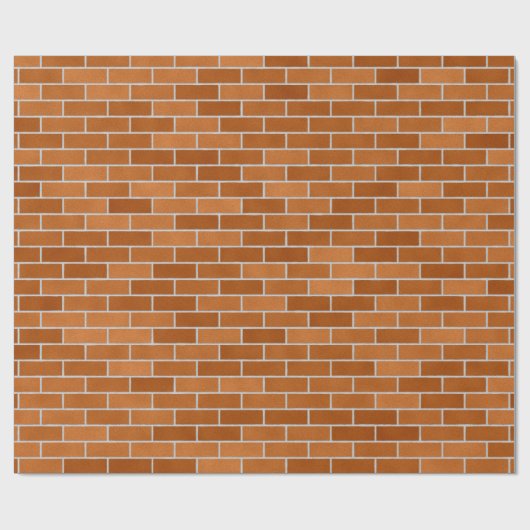 Backsteinmauerentwurf Geschenkpapier (Flach)