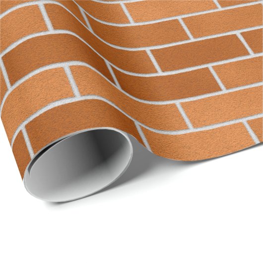 Backsteinmauerentwurf Geschenkpapier (Rolleneckpunkt)