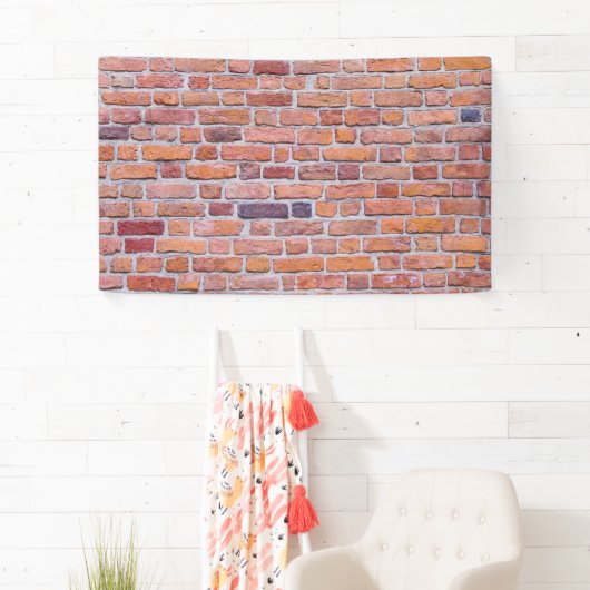 Backsteinmauerhintergrund oder -hintergrund banner (Insitu)