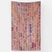 Backsteinmauerhintergrund oder -hintergrund banner (Vertikal)