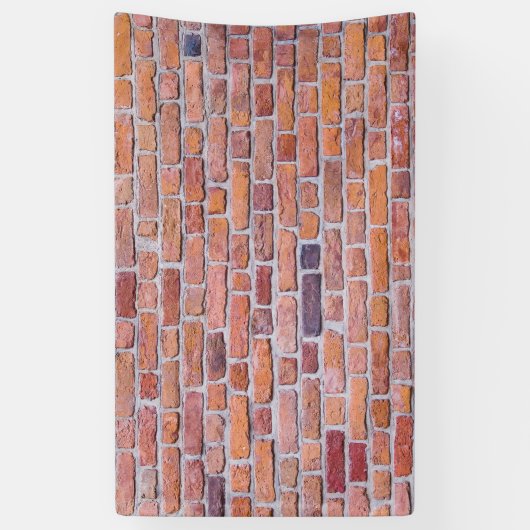 Backsteinmauerhintergrund oder -hintergrund banner (Vertikal)