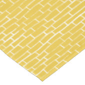 Backsteinstraße - gelb und transparent tischdecke (Schrägansicht)