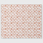 Backsteinstruktur Geschenkpapier (Flach)