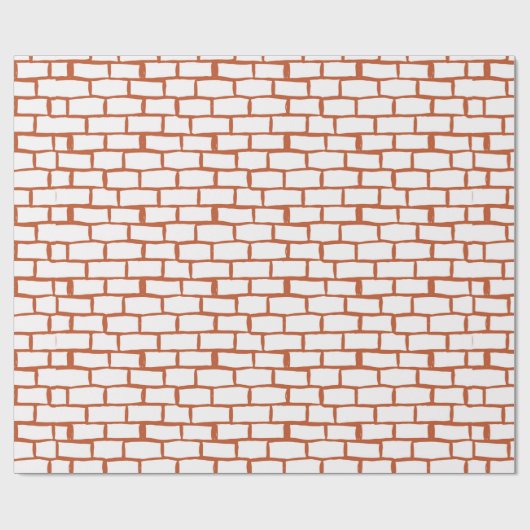 Backsteinstruktur Geschenkpapier (Flach)