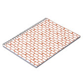 Backsteinstruktur Notizblock (Linke Seite)
