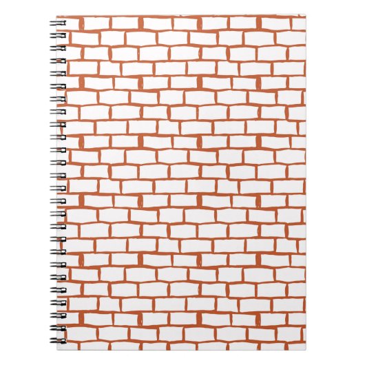 Backsteinstruktur Notizblock (Vorderseite)