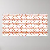 Backsteinstruktur Poster (Vorne)
