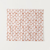 Backsteinstruktur Wandteppich (Vorderseite (Horizontal))