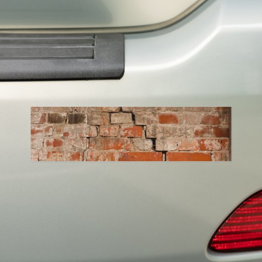 Backsteinwand Autoaufkleber (Auf Auto)