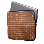 Backsteinwand Brauner Laptop-Sieb Laptopschutzhülle (Vorderseite Links)