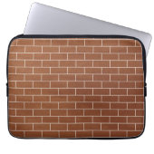 Backsteinwand Brauner Laptop-Sieb Laptopschutzhülle (Vorderseite)