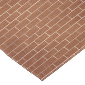 Backsteinwand Brown Tablecloth Tischdecke (Schrägansicht)