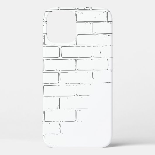 Backsteinwand Case-Mate iPhone Hülle (Rückseite)