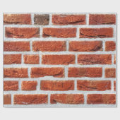 Backsteinwand Gebäude Geschenkpapier (Flach)