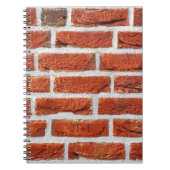 Backsteinwand Gebäude Notizblock (Vorderseite)