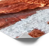 Backsteinwand Gebäude Poster (Ecke)