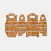 Backsteinwand Geschenkschachtel (Ungefaltet)