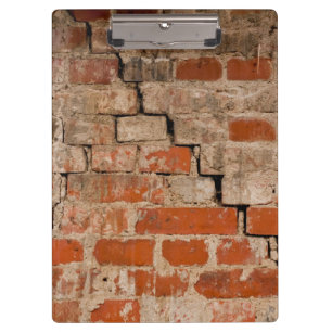 Backsteinwand Klemmbrett