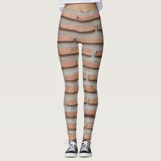 Backsteinwand Leggings (Vorderseite)
